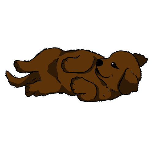 Chocolate Labrador Puppy Icon